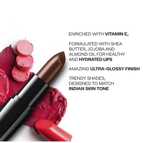 Faces Canada Weightless Creme Finish Lipstick Dark Cocoa 18 4 Gm - Lipsticks