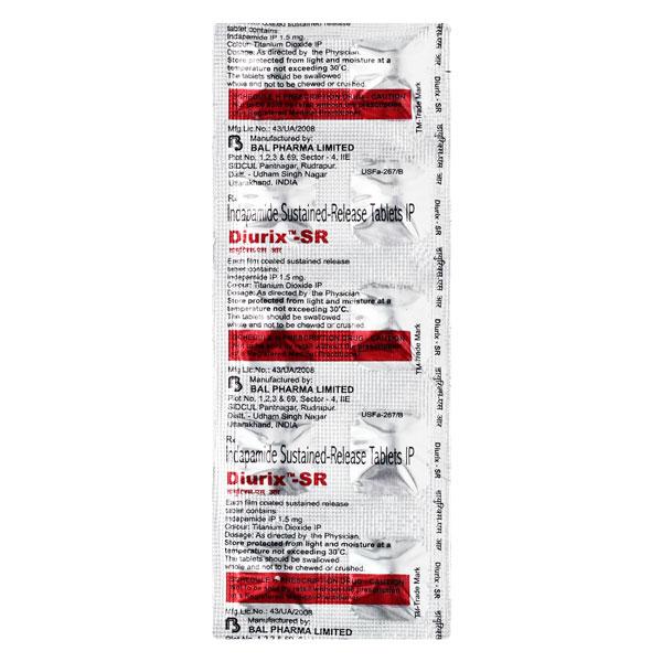 Diurix SR 1.5mg Tablet 10'S - Hypertension-Diu