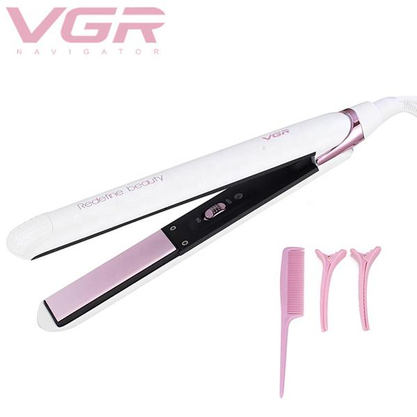 VGR V505 Professional Hair Straightener with Ceramic Coated Plate 1's - Straighteners