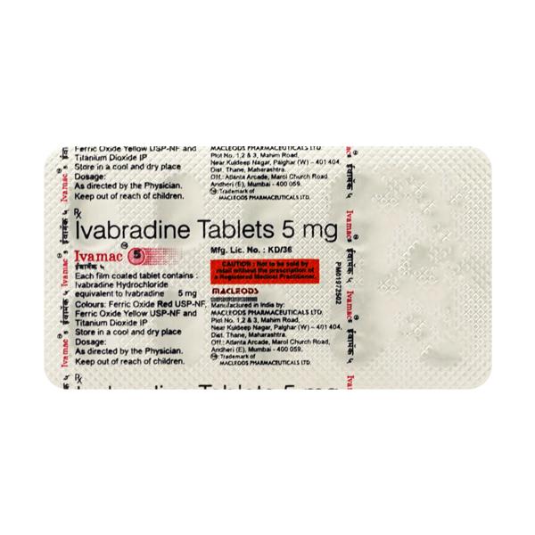 Ivamac 5mg Tablet 10'S - Angina