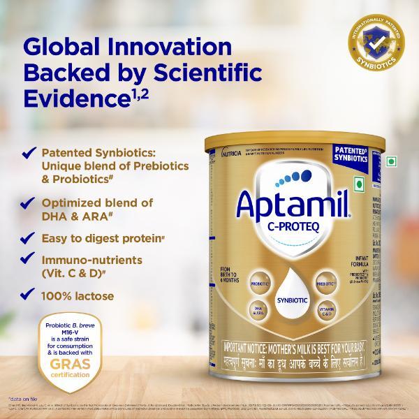 Aptamil C-ProteQ Infant Milk Powder (Tin) 400 g - Baby And Infant Supplements
