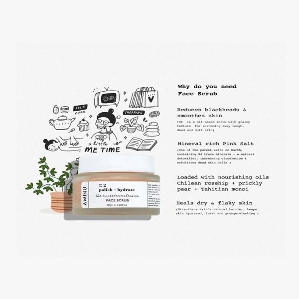 AMINU The microdermabrasion - Face Scrub 50 gm - Masks & Peels