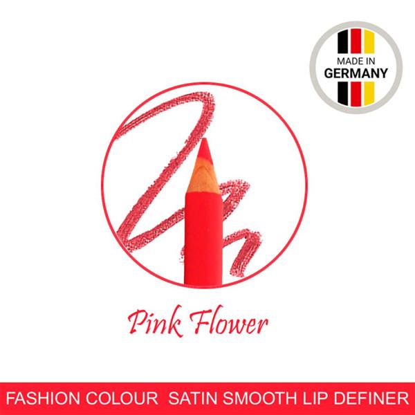 Fashion Colour Satin Smooth Lip Definer, 11 Pink Flower 1.41 gm - Lip Liners