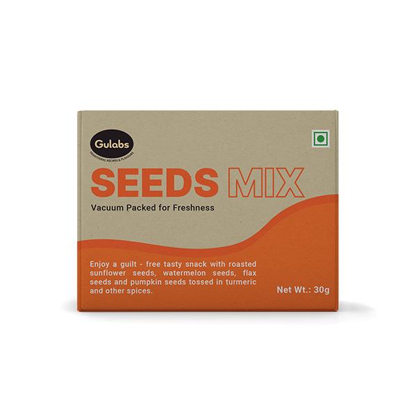 Gulabs Seeds Mix (Pack of 2 x 30 gm) - Nutritional Bars
