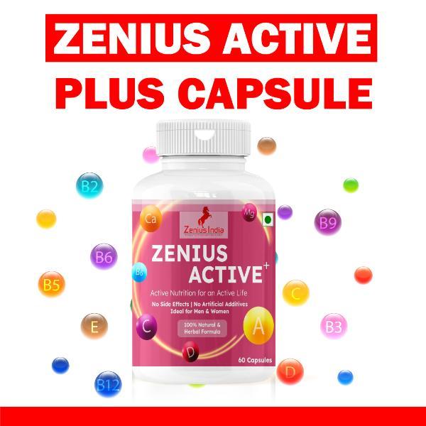 Zenius Active+ Capsule 60's - Personal Care (Ayush)