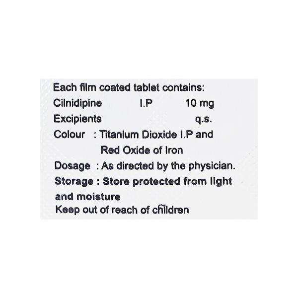 N LOK 10mg Tablet 10's - Hypertension-Cal