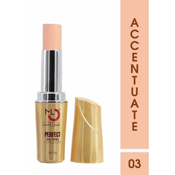 Netmeds | Matt Look Perfect Oil Free Concealer, Face Makeup, Accentuate 8 gm