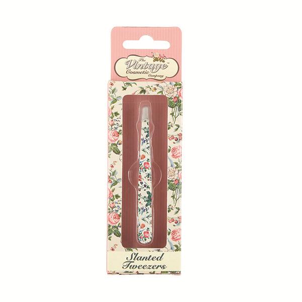 Netmeds | Vintage Cosmetic Slanted Tweezers Floral 1's