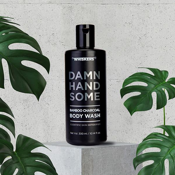 Whiskers Bamboo Charcoal Body Wash 300 ml - Shower Gels & Body Wash