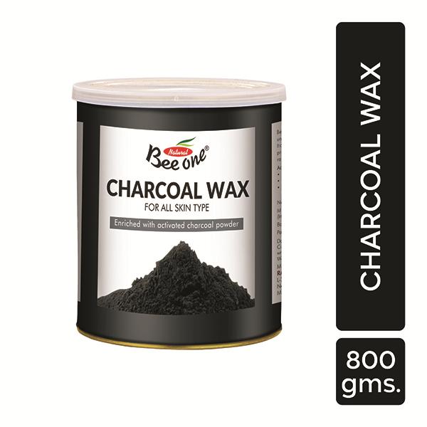 Netmeds | Bee One Charcoal Milky Wax 800 gm