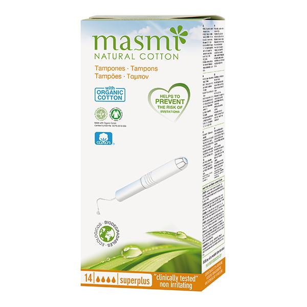 Masmi Natural Cotton Tampons - Superplus 14's