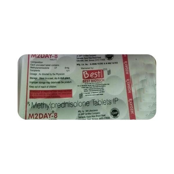 M2DAY 8 Tablet 15's - Hormonal Therapy-Cor