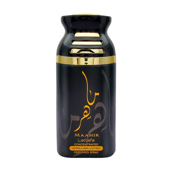 Netmeds | Lattafa Maahir Gold Concentrated Extra Long Lasting Deodorant 250 ml