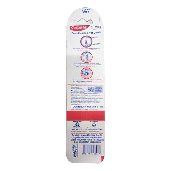 Colgate SlimSoft Advanced Toothbrush - Ultra Soft 1's - Toothbrushes