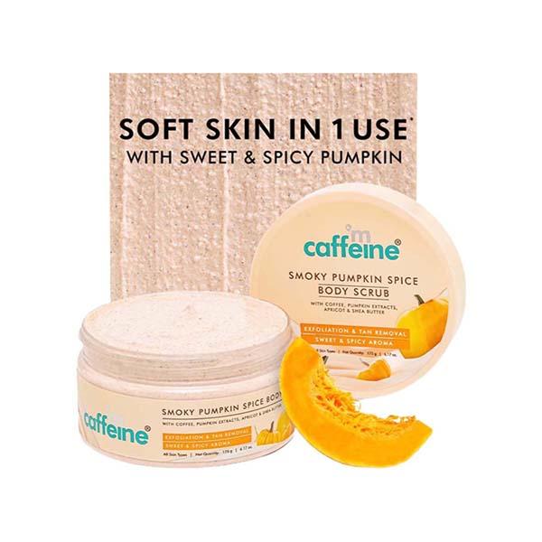 Netmeds | Mcaffeine Smoky Pumpkin Spice Body Scrub 175 gm