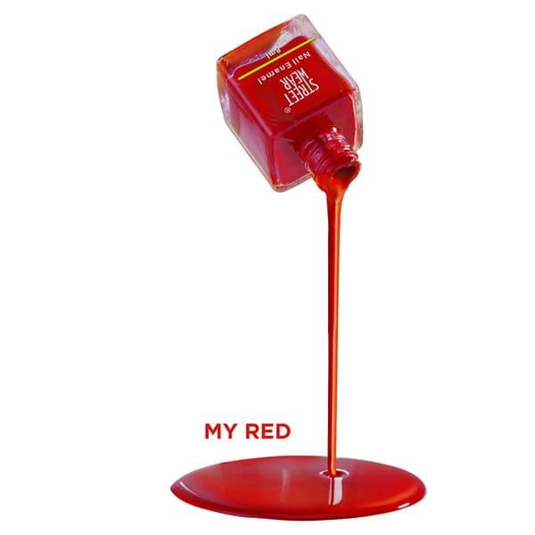 Streetwear Nail Enamel - My Red 8 Ml - Nail Polish