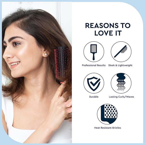 GUBB Round Hair Brush - Vogue Range 140 gm - Hair Brushes