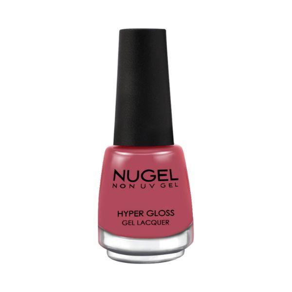 Nugel MELON PINK 40 Non Uv Gel Hyper Gloss Nail Enamel 13 ml - Nail Polish