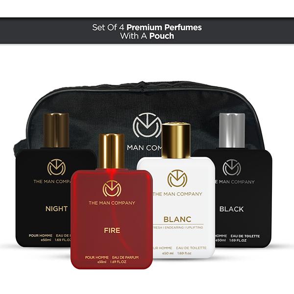 The Man Company Perfume Gift Set For Men 4 x 50ml- A Gentlemans Choice Premium Long-Lasting Perfume 1's - Men Perfumes (Edt/Edp)