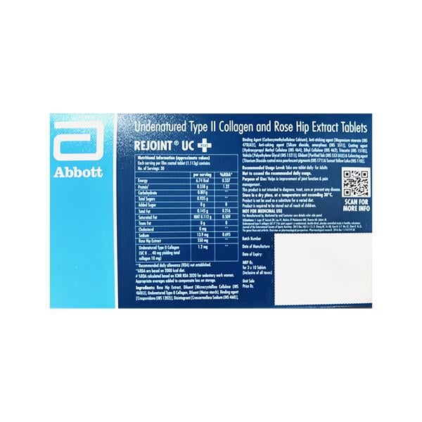 REJOINT UC + GLUTEN FREE Tablet 10's - Rheumatoid Arthritis-Dis
