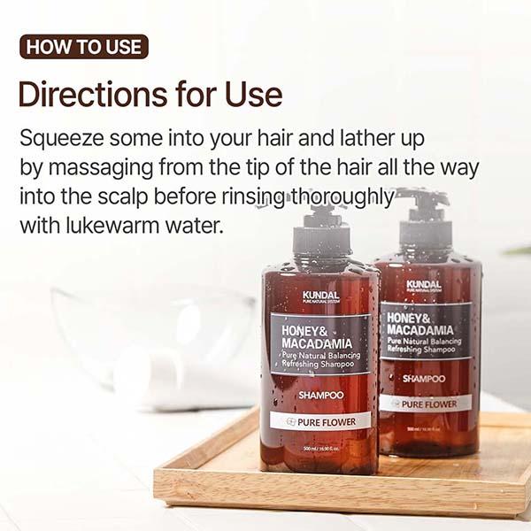 Kundal Honey and Macadamia Nature Shampoo Pink Grapefruit 500 ml - Shampoos
