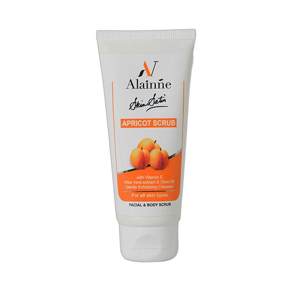 Alainne Skin Satin Apricot Face and Body Scrub 60 gm - Scrubs & Exfoliants