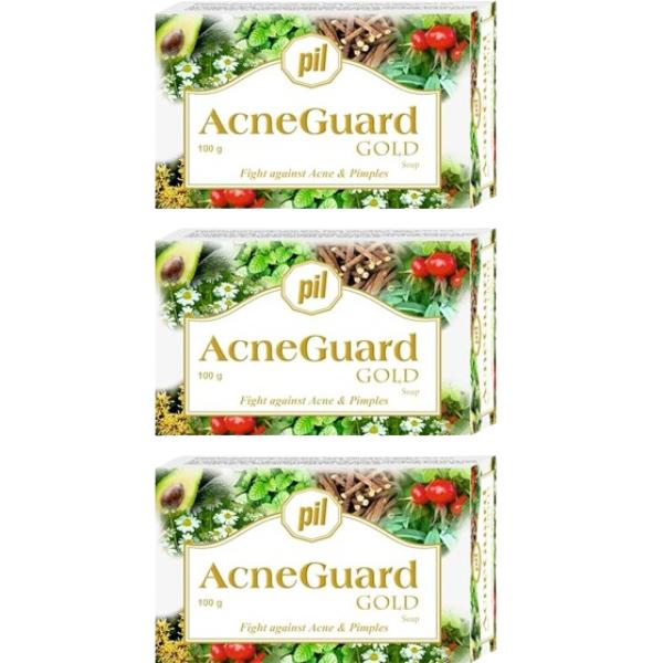 Netmeds | Acneguard Gold Soap (Pack Of 3 X 100 g) 1's