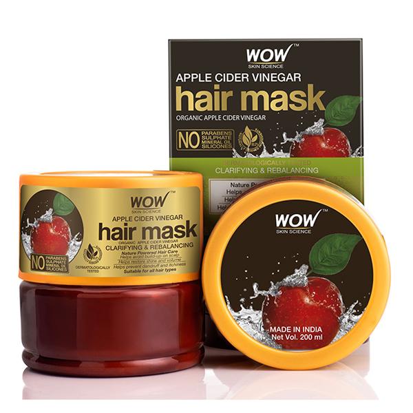 WOW Skin Science Apple Cider Vinegar Hair Mask 200 ml - Hair Masks & Packs