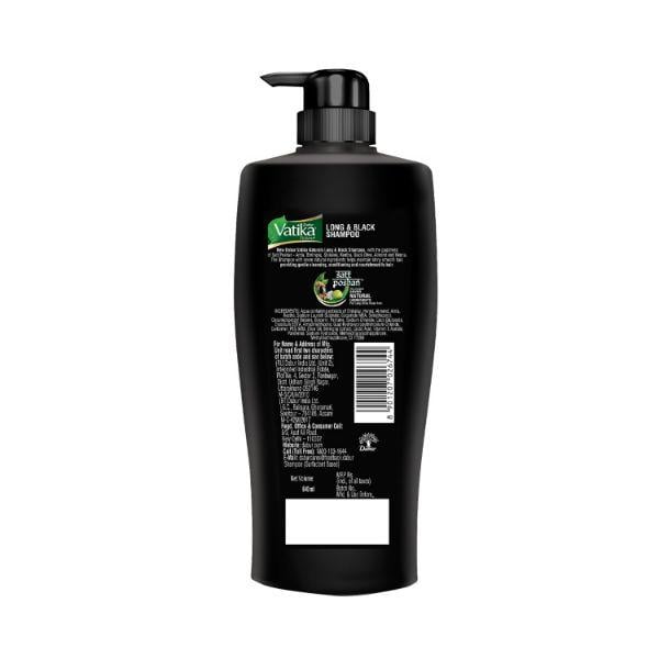 Dabur Vatika Amla & Bhringraj Long and Black Shampoo 640ml - Shampoos