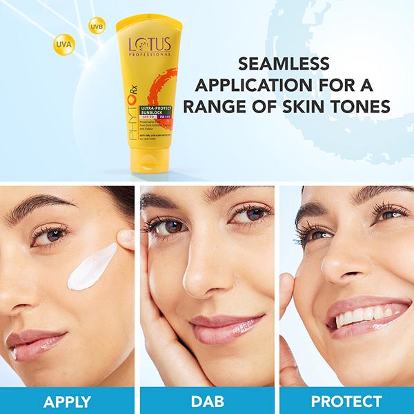 Lotus Professional Phytorx Ultra-Protect Sunblock Spf 70 Pa+++ 50 gm - Face Sunscreen
