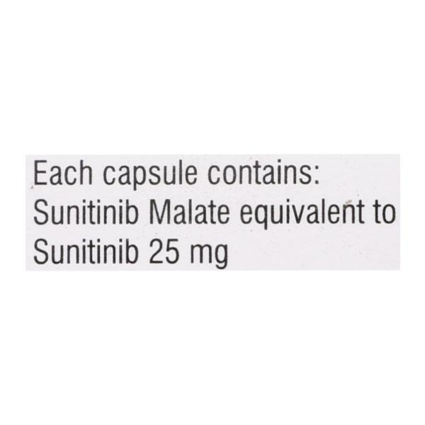 SUTINAT 25 Capsule 28's - Cancer Oncology-Tar