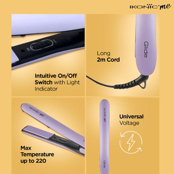 Ikonic Me Glide Hair Iron-Lilac 1's - Straighteners