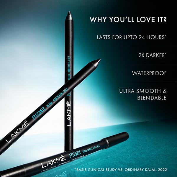 Lakme Eyeconic Ultra Smooth Kohl Liner 1.2 gm - Kajal & Kohls