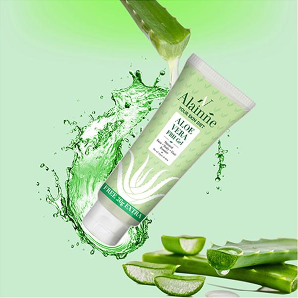 Alainne Aloe Vera Fbh Gel Jar Moisturizer 100 gm - Creams/Oils/Lotions