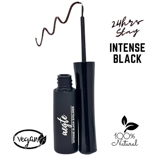Aegte 24 Hrs Stay Intense Black Waterproof Liquid Eyeliner 6.5 ml - Eyeliners