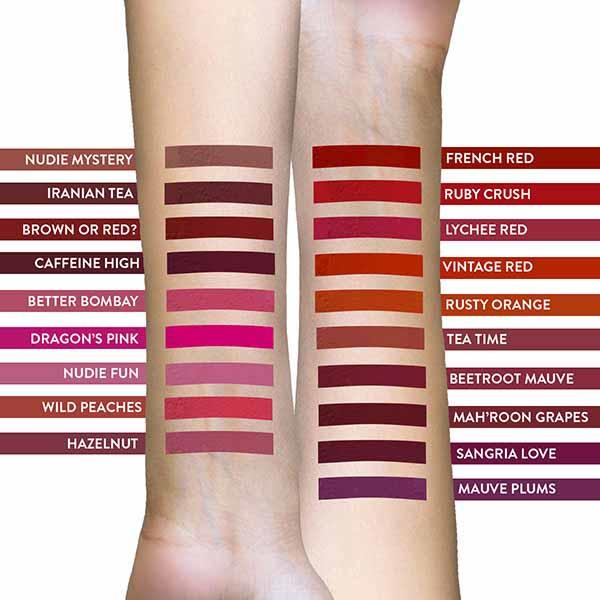 Belora Paris Leave No Evidence Liquid Matte Lipstick Rusty Nut 1 gm - Liquid Lipsticks