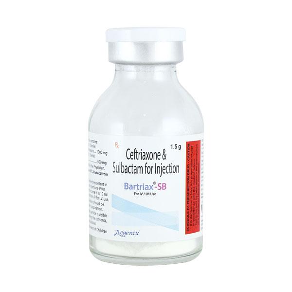 BARTRIAX SB 1000 Injection 1's - Bacterial Infections-Cep