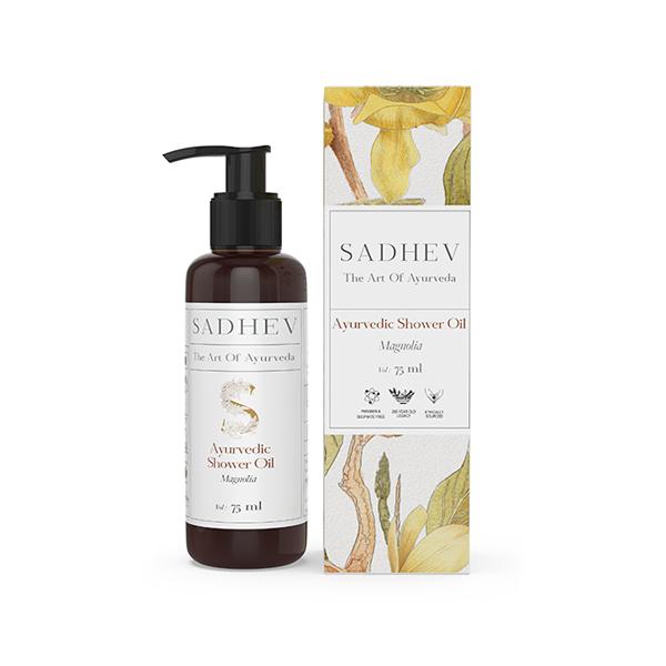 Sadhev Magnolia Shower Oil 75 ml - Shower Gels & Body Wash