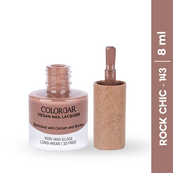 Colorbar Vegan Nail Lacquer-Rock Chic-143 8 ml - Nail Polish