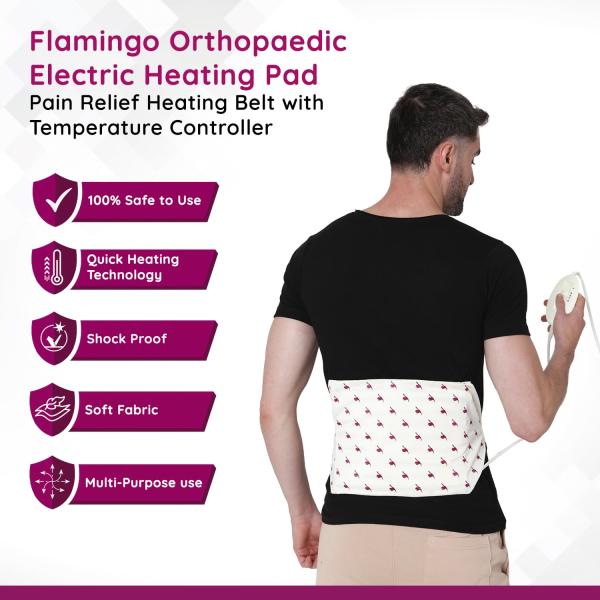 Flamingo Orthopaedic Heat Belt - (HC - 1003) Mini - Pads And Pillows