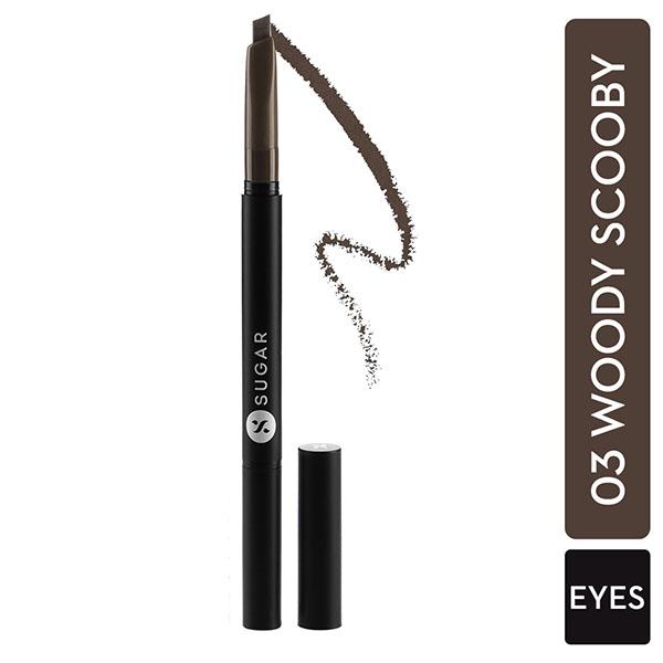 Netmeds | SUGAR Cosmetics Arch Arrival Brow Definer 03 Woody Scooby Deep Brown 0.35 gm