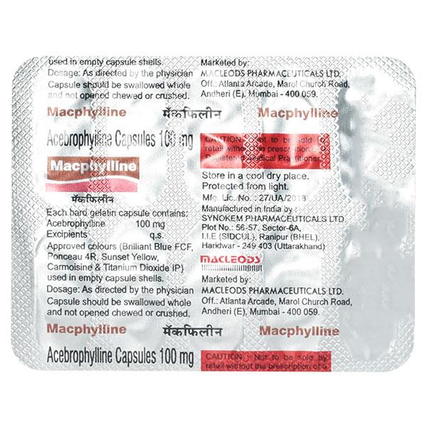 Macphylline Capsule 10'S - Asthma/COPD-Ast