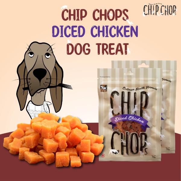 Chip Chops Diced Chicken 70 gm - Petfood