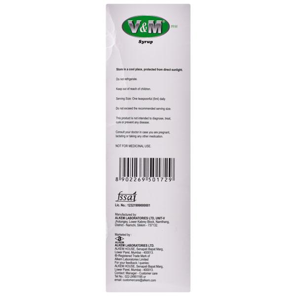 V & M Mango Flavour Syrup 200ml - Supplements-Vam