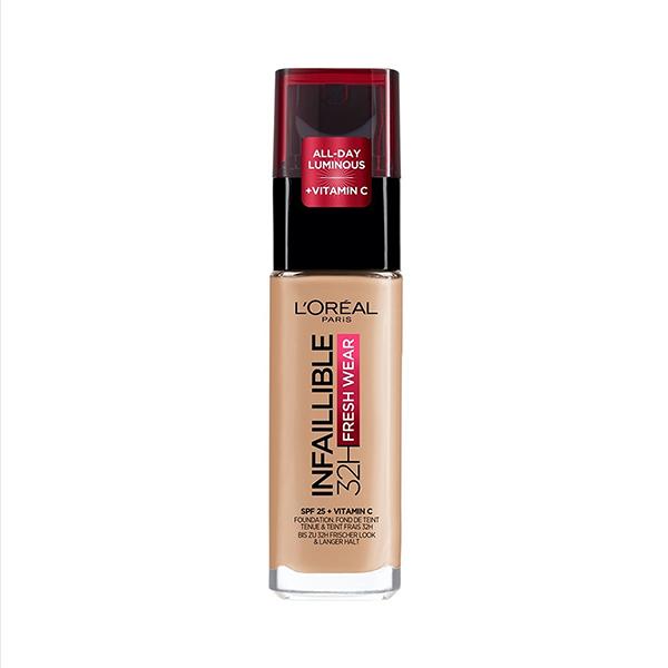Netmeds | L'Oreal Paris Infallible 24H Fresh Wear Foundation, 140 Golden Beige 30 Gm