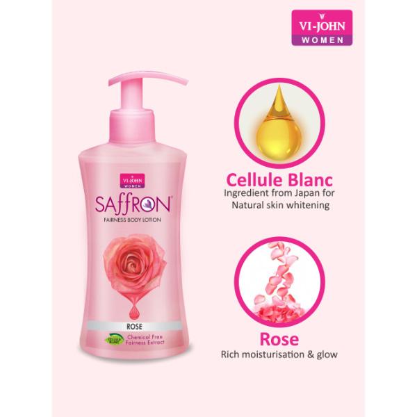 Vi-John Women Body Lotion Combo (Aloevera 250 ml + Cocoa Butter 250 ml + Milk Almond 250 ml + Rose 250 ml) 1's - Lotions & Creams