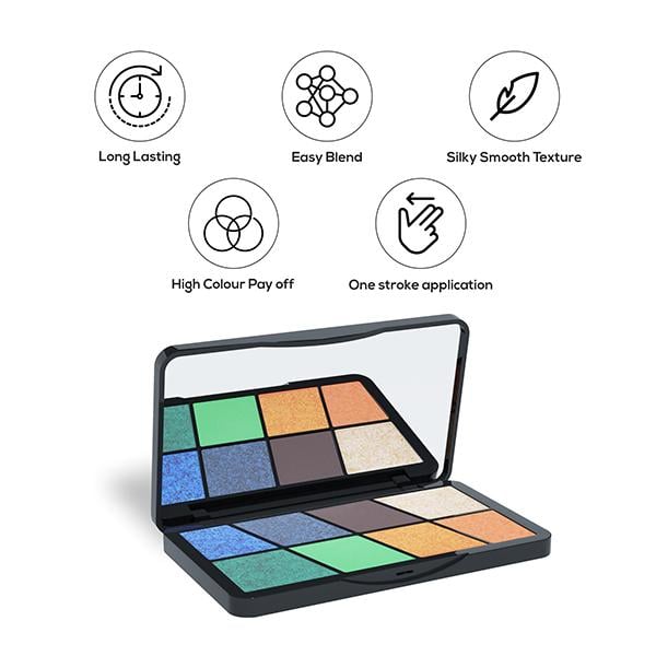 RENEE Party Hour Eyeshadow Palette 16 gm - Eye Shadow Palettes