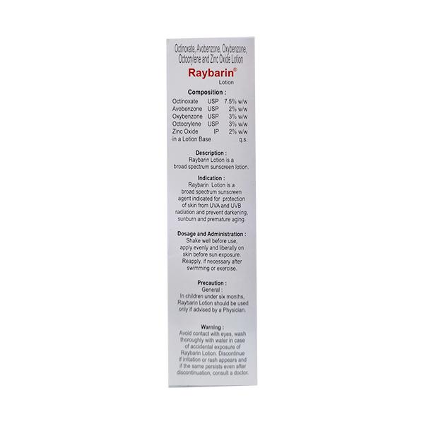 Raybarin Sunscreen SPF 30 Lotion 100ml - Sunscreen Preparations-Emo