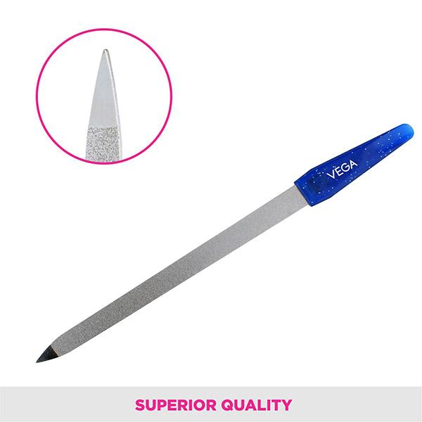 Vega Nail File -Large, Blue (VC2NF8-Bl) 2's - Nail Care