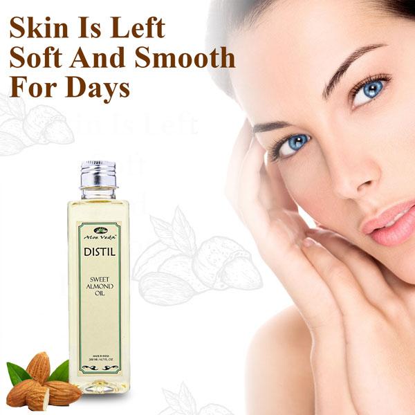 Aloe Veda Sweet Almond Oil 200 ml - Hair Oils